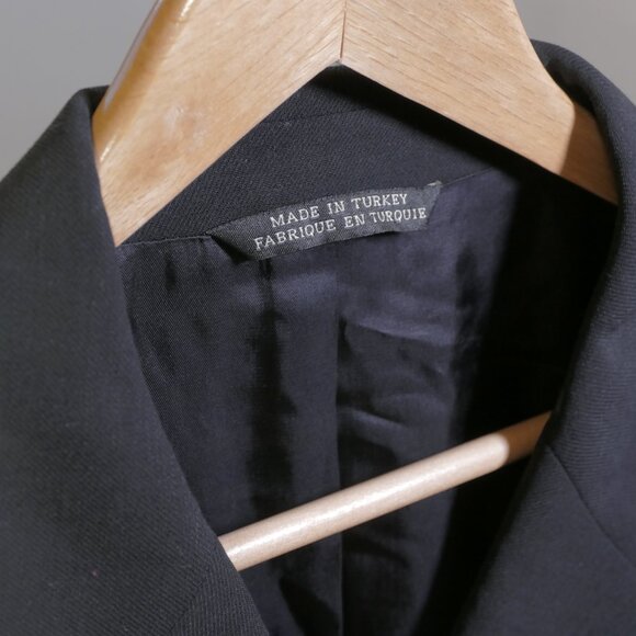 Baracuta 3 Button Black Twill Wool Jacket - Size 42 - Picture 3 of 6